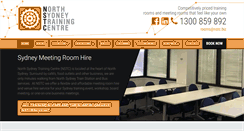Desktop Screenshot of northsydneytrainingcentre.com.au